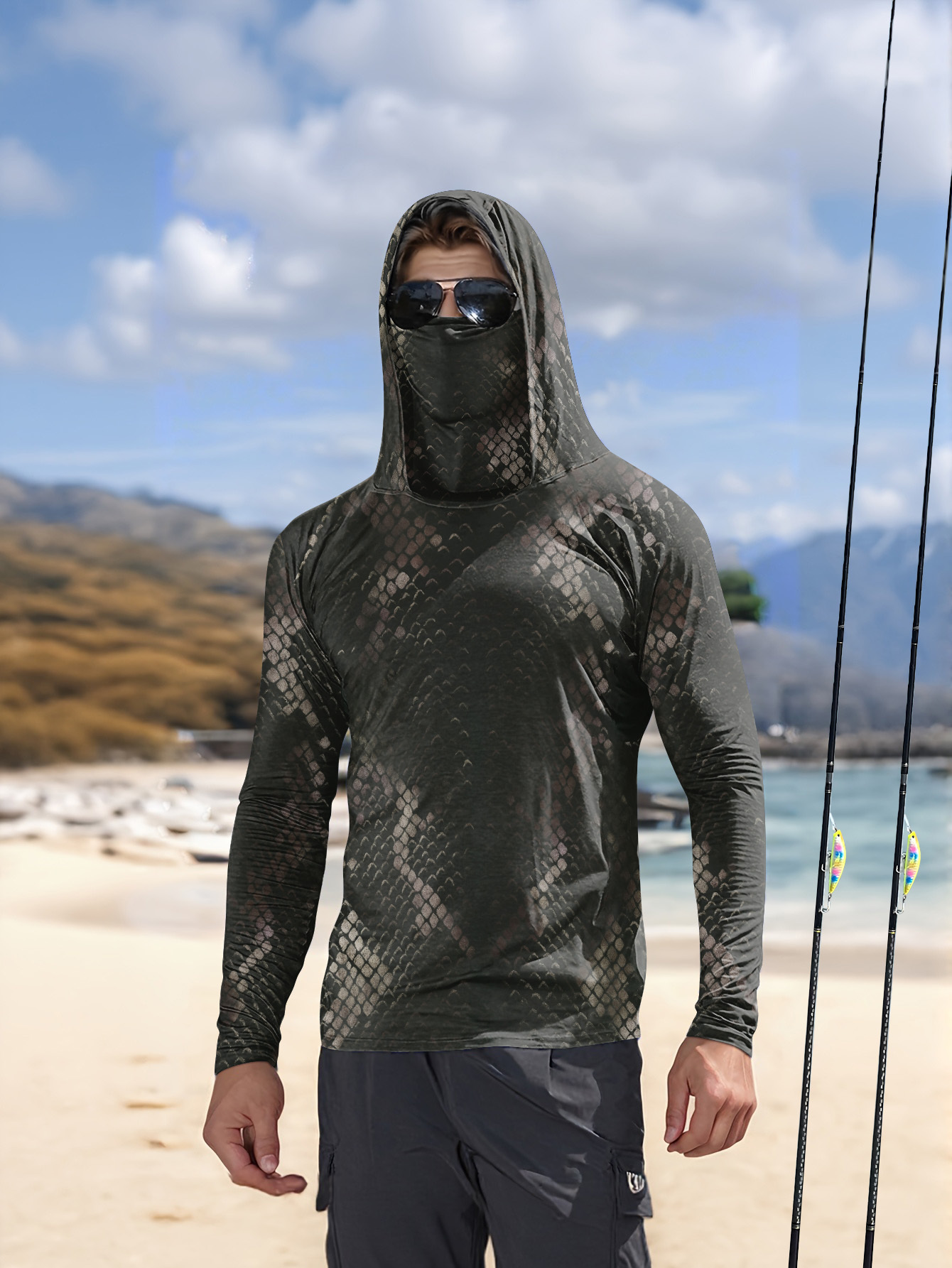 Erkek Balıkçılık Kapüşonlu Uzu - Fishing Hoodie incelemesi ve fiyatı