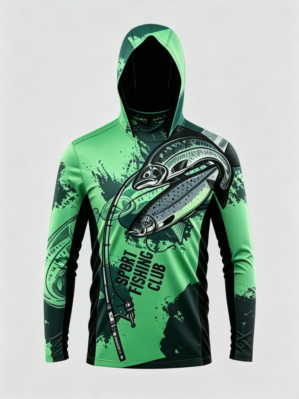 UPF50+ Kamuflaj Erkek Uzun Kol - Fishing Hoodie incelemesi ve fiyatı